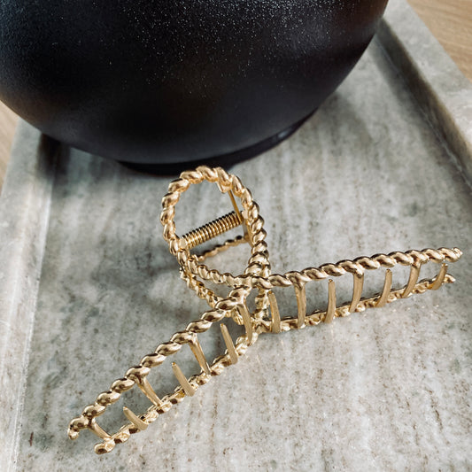 Haarspange Gold